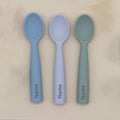 Personalized Silicone Baby Spoon - Soft Childrens Feeding Utensil with Custom Name