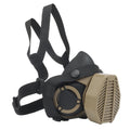Protective Sport Respirator Mask for Paintball Airsoft Hunting CS Game - Half Face Gas Mask