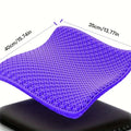 Breathable Gel Seat Cushion for Office Car Travel Support - Non-Slip Base