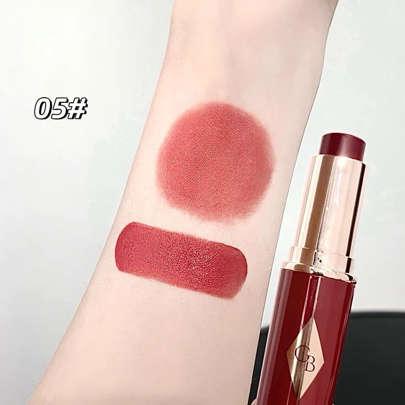 Multi-Use Lip & Cheek Tint Stick - Hydrating Glow, Natural Low Saturation Shades