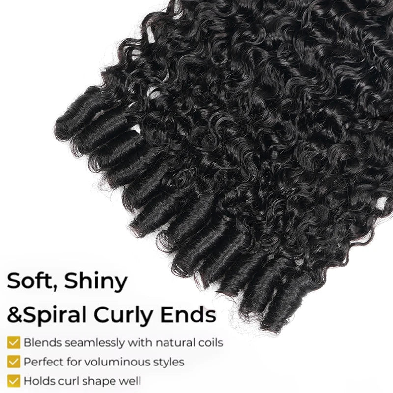 20A Mink Burmese Curly Human Hair Bundles - Deep Wave Virgin Hair Extensions
