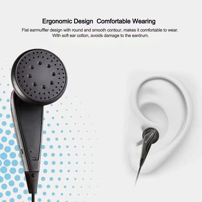 In-Ear Wired Headphones with High-Resolution Sound and Powerful Bass