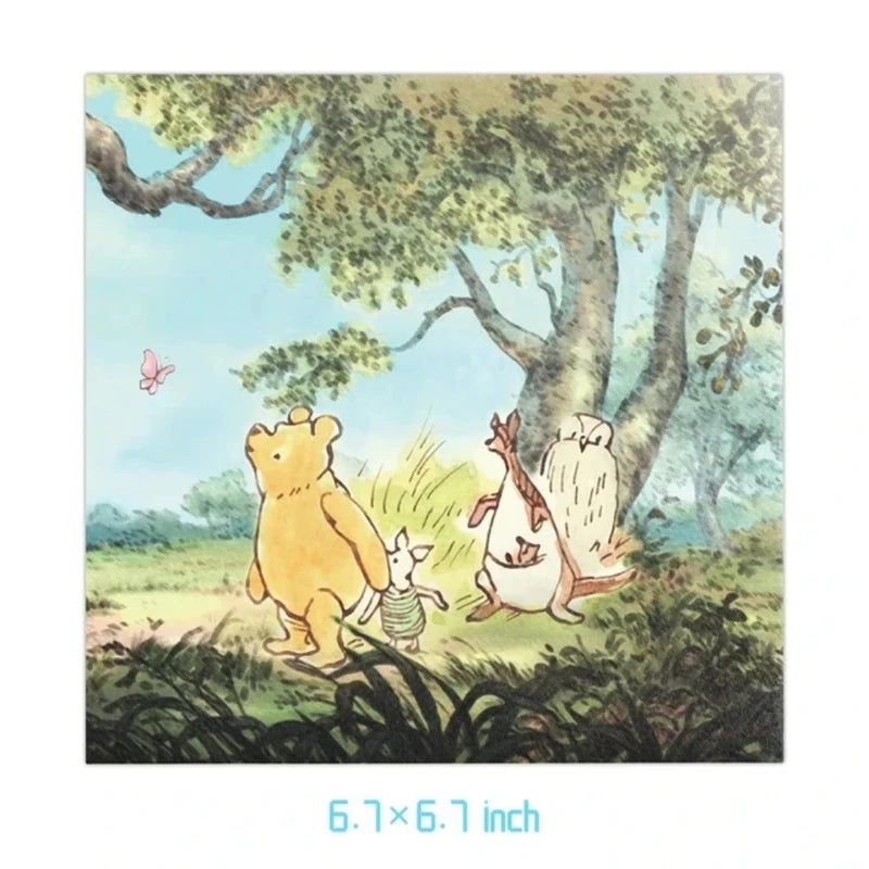 Winnie the Pooh Birthday Party Supplies Set – Disposable Plates Cups Napkins Banners for Kids & Baby Showers