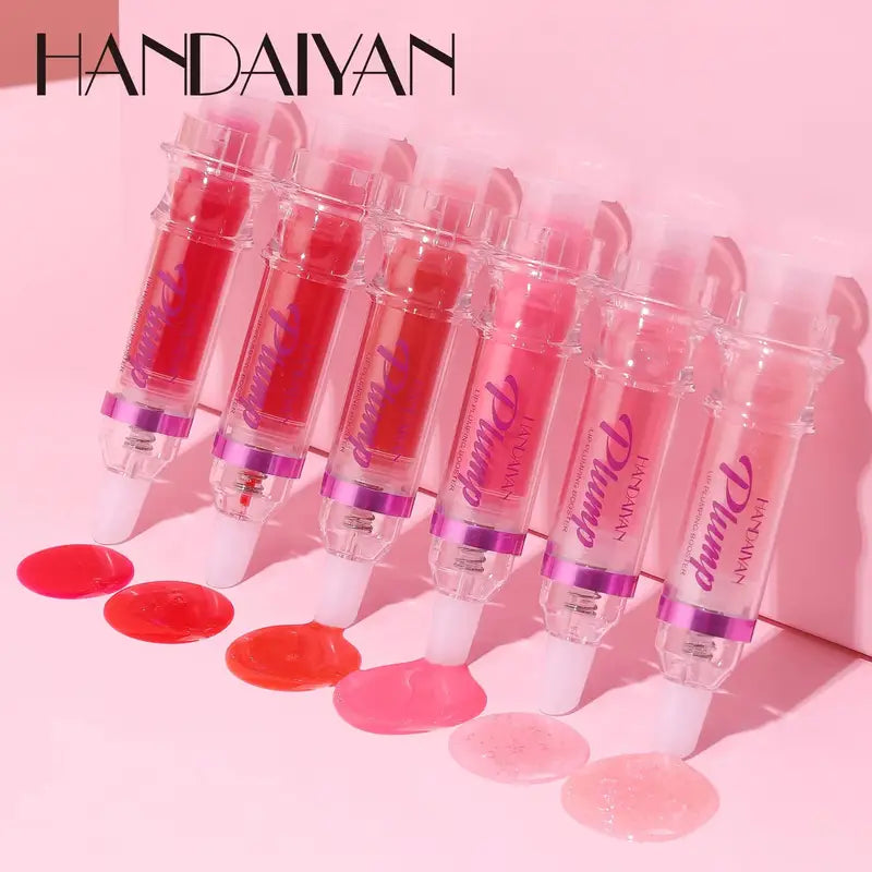 Lip Plumper Gloss Moisturizing Lip Oil Enhancer with Vitamin E - Water Shine Boost