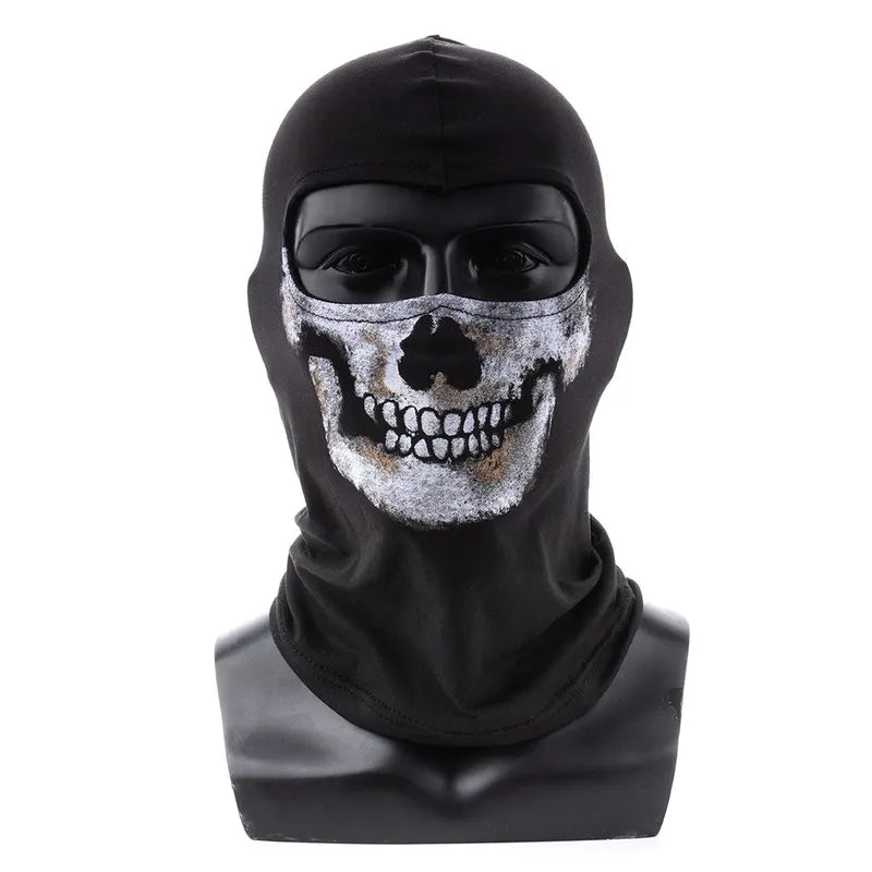 Cosplay Skull Mask Balaclava for War Games & Halloween - Ghost Face Style
