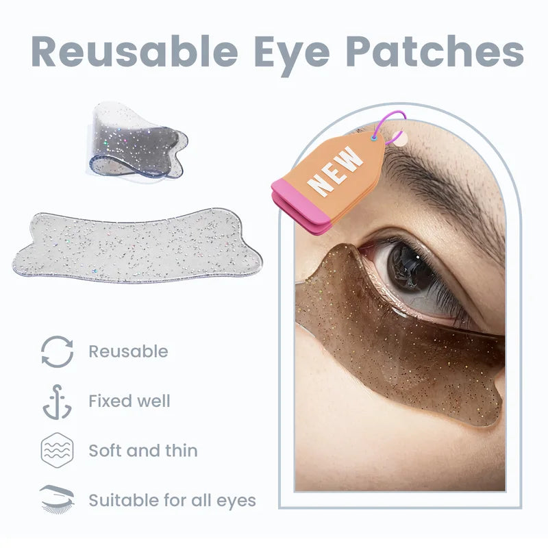 Reusable Silicone Eyelash Pad for Lash Extension - Bear Shaped Eye Makeup Tool