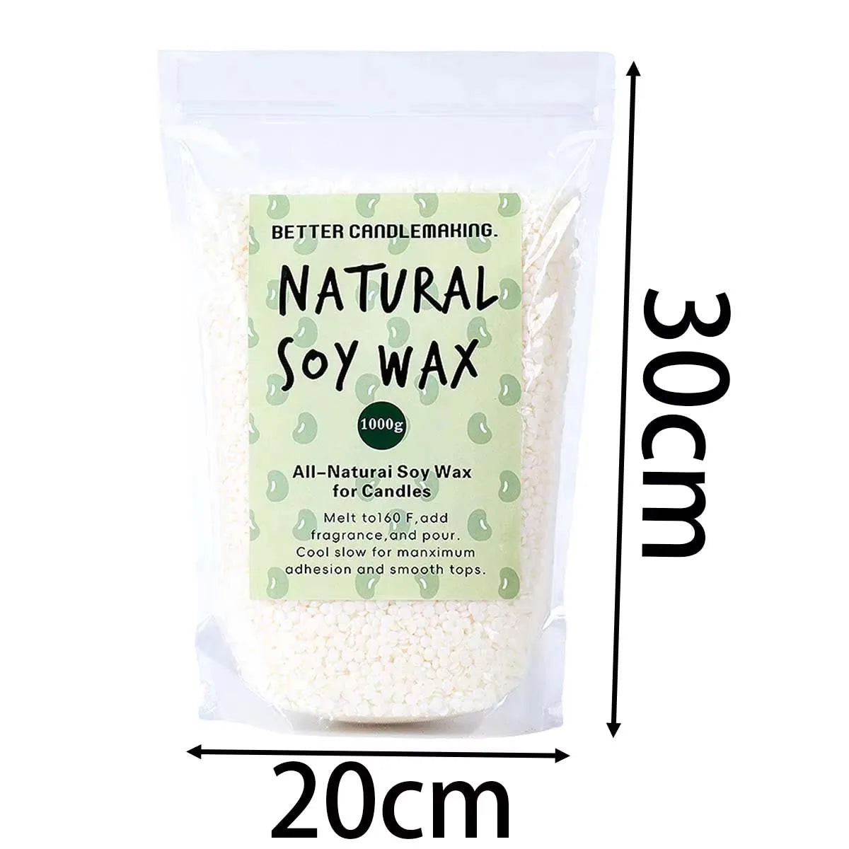 Natural Soy Wax Particles for Candle Making - 500g/1kg Aromatherapy Raw Material