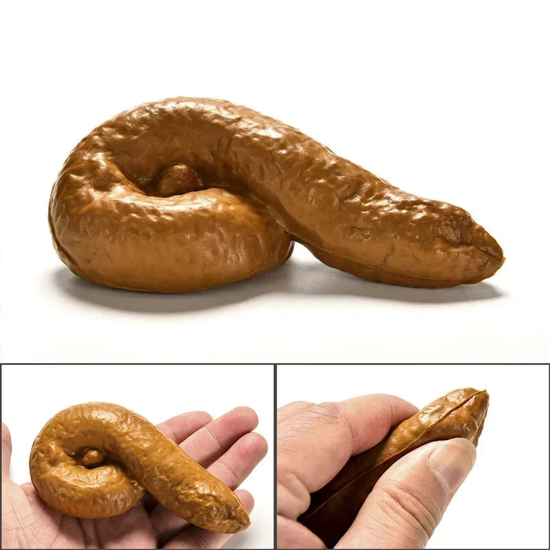 Realistic Fake Poop Prank Toys - 3 Pieces Funny Gag Joke Props