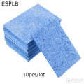 10pcs Soldering Sponge Set for BGA Iron Tip Cleaning - Yellow & Blue