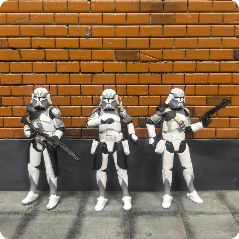 Star Wars 3.75 Inch Action Figures - Troopers, Wolfpack & Airborne Models