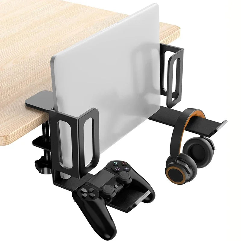 Laptop Stand with Heat Sink for Office Use - No Punching Side, Metal, Adjustable