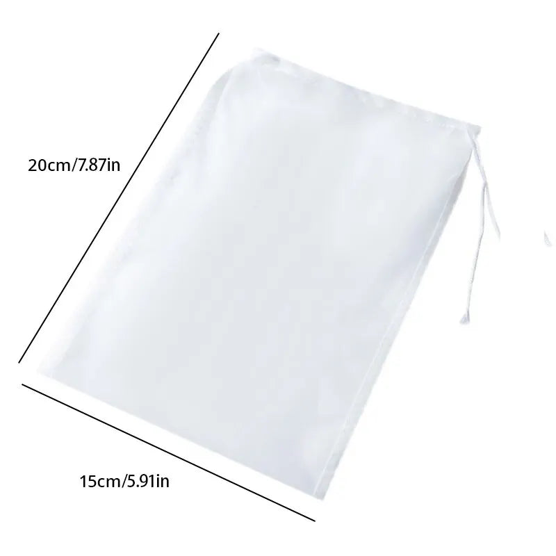 Reusable Mesh Filter Bags for Nut Milk Coffee Oil & Yogurt - 2 Pack