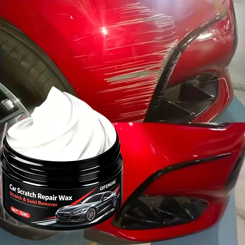 Car Scratch Repair Wax - Swirl & Scratch Remover Polish for All Car Paints