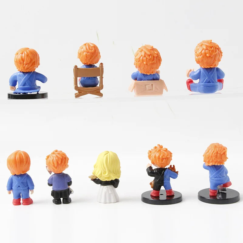 Chucky Action Figure Set - 9 PVC Toys for Halloween Decor & Gifts