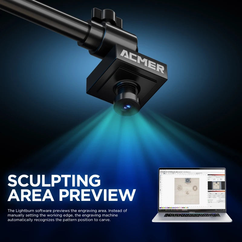 Lightbrun Camera for Laser Engraving Machines 5MP 2592x1944 Resolution