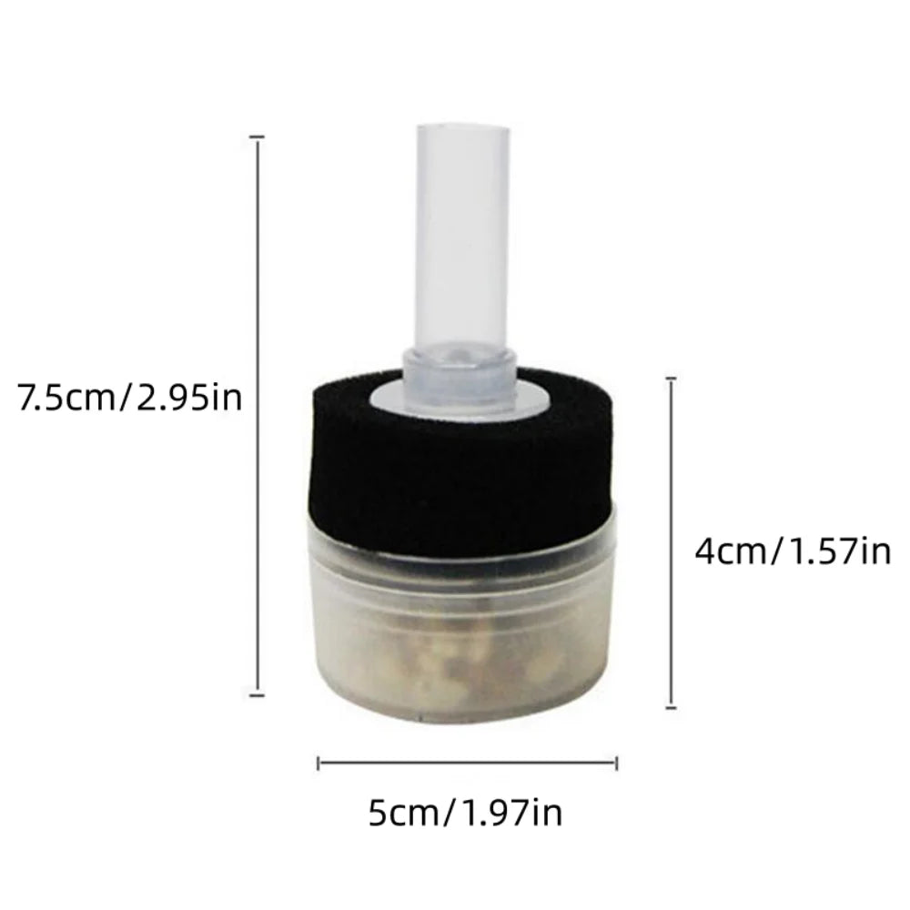 Aquarium Sponge Filter Fish Tank Air Pump for Freshwater & Shrimp