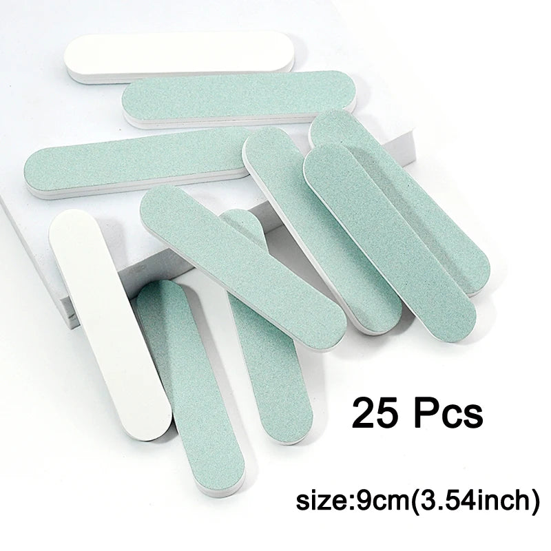 Double-Sided Nail Buffing Blocks Set - Polishing and Sanding Sponges for Manicure Pedicure