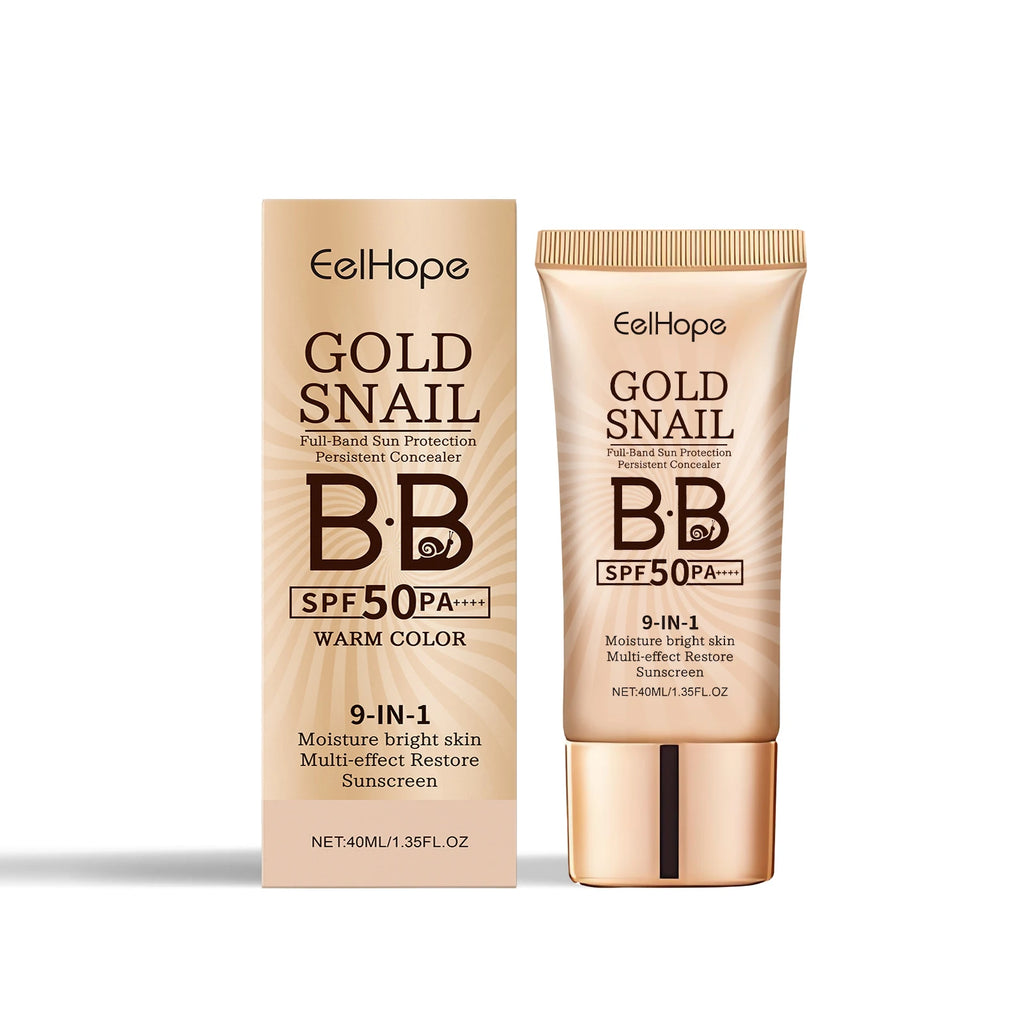 9-in-1 Moisturizing Sunscreen Foundation Cream for Natural Skin Fit - Long Lasting