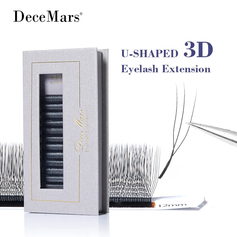 Eyelash Extension Tray Set with 3D-6D Curl & Multiple Lengths - 12 Lines