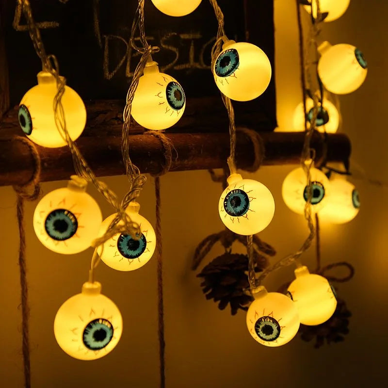 Halloween Pumpkin LED String Lights - 3M 20/40 Leds USB Decor for Party & Home
