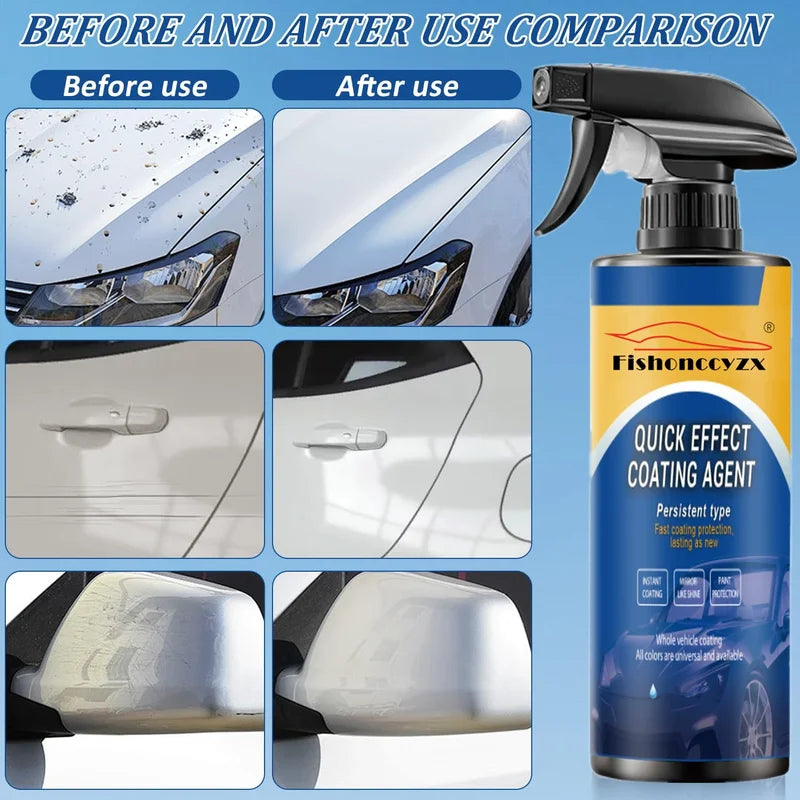 500ml Car Coating Spray Waterless Wax & Scratch Repair Protector