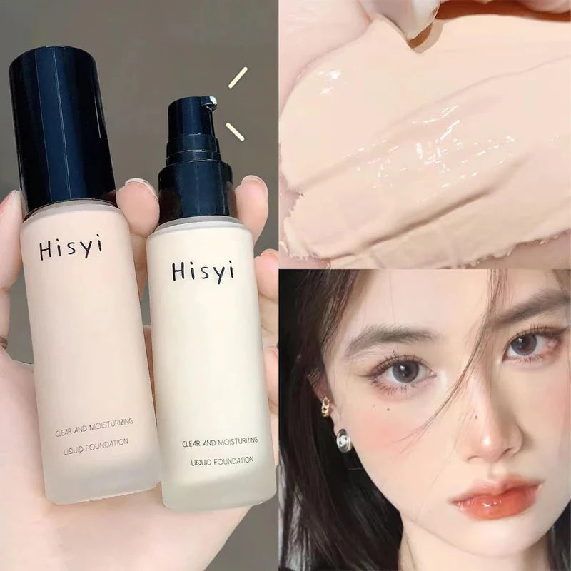 High Coverage Liquid Foundation Makeup Base Waterproof Concealer BB Cream for Face