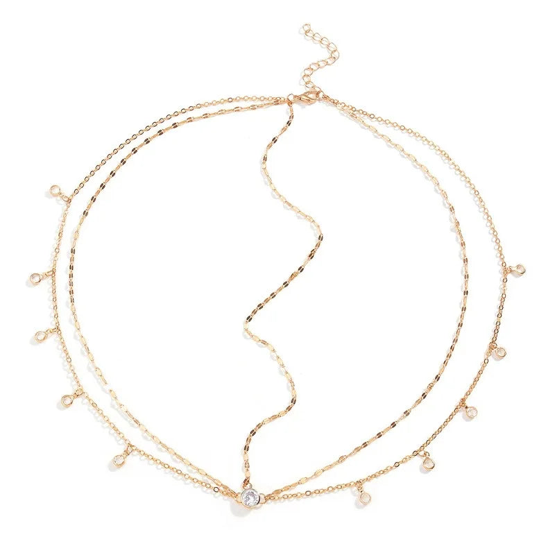 Trendy Multi-Layer Crystal Hair Accessories for Women - Bridal Party Jewelry Gift