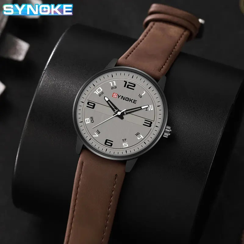 Men's Quartz Watch - Retro Sporty Business Wristwatch for Men