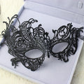 Black Lace Eye Mask for Party Carnival Wedding Halloween Masquerade - Women Accessories