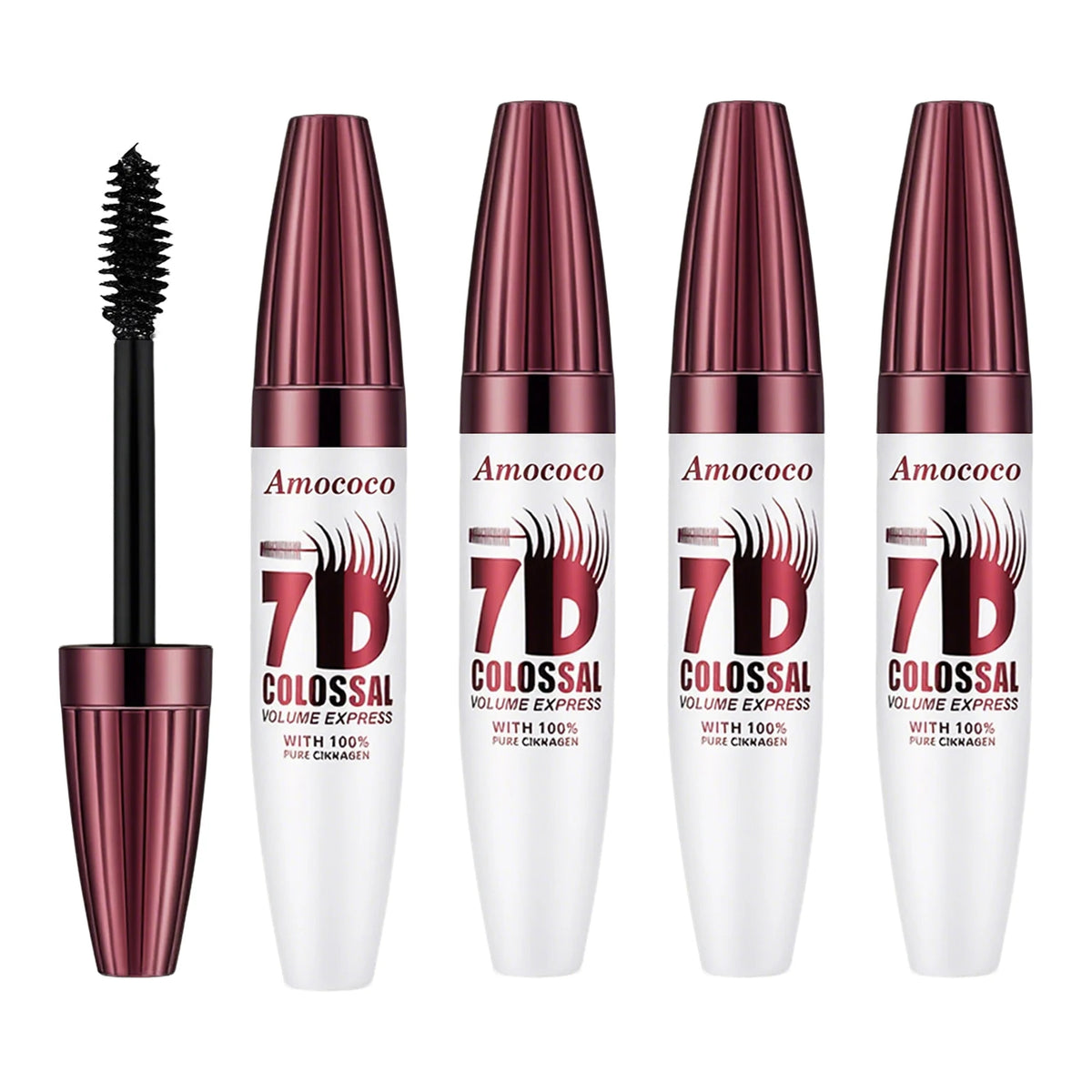 Volumizing & Lengthening Eyelash Mascara Set - Long Lasting, Easy Application for Women