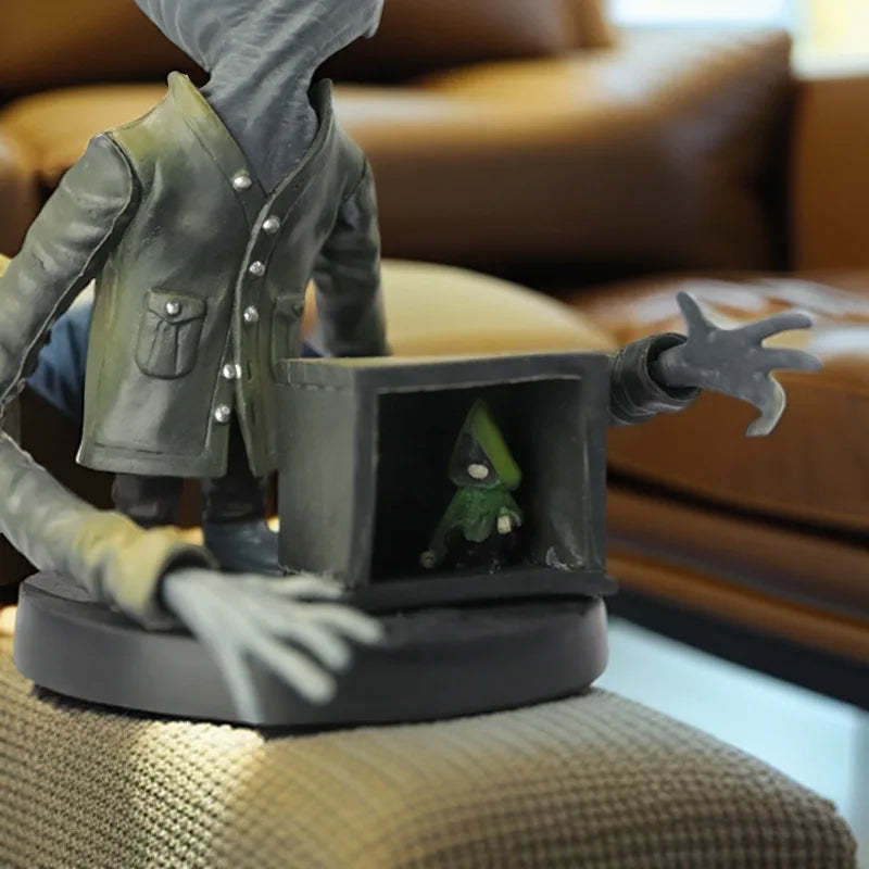 Mini Monster Steward Figurine for Halloween Desk Decor - Little Nightmares Style