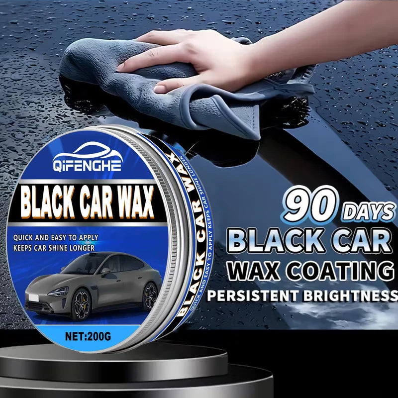Premium Car Wax for Black Vehicles Deep Gloss Finish Scratch Removal Waterproof Protection