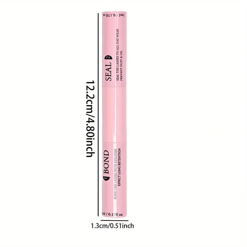 3 Pieces Adhesive and Sealing Eyelash Glue 2-in-1 for DIY False Eyelashes