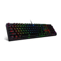 Mechanical Gaming Keyboard with RGB Backlight, 104 Keys, Red Switches