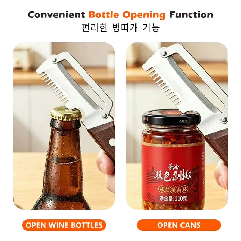 Multifunction Vegetable Peeler with Stainless Steel Blade & Ergonomic Handle - Kitchen Tool for Fruits & Vegetables