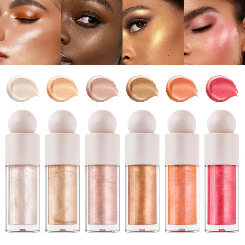 Liquid Highlighter with Custom Logo - Long Lasting, Shiny, Pearlescent Makeup