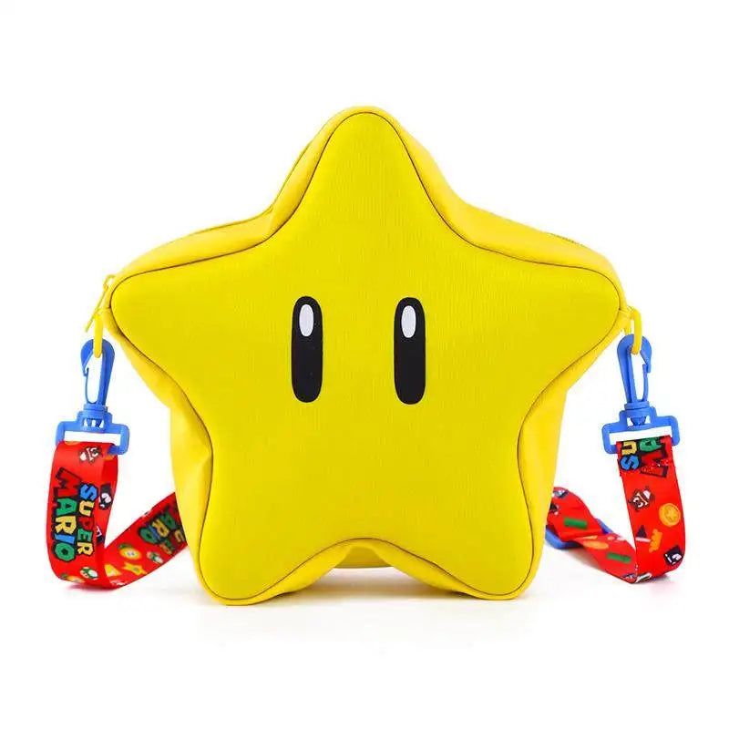 Cute Lucky Stars Anime Crossbody Bag PU Leather Backpack Kawaii Cosplay Schoolbag Gift