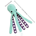 Squeaky Octopus Dog Toy with Plush Pineapple Design, Crinkle Tentacles & Squeaker for Small Medium Dogs