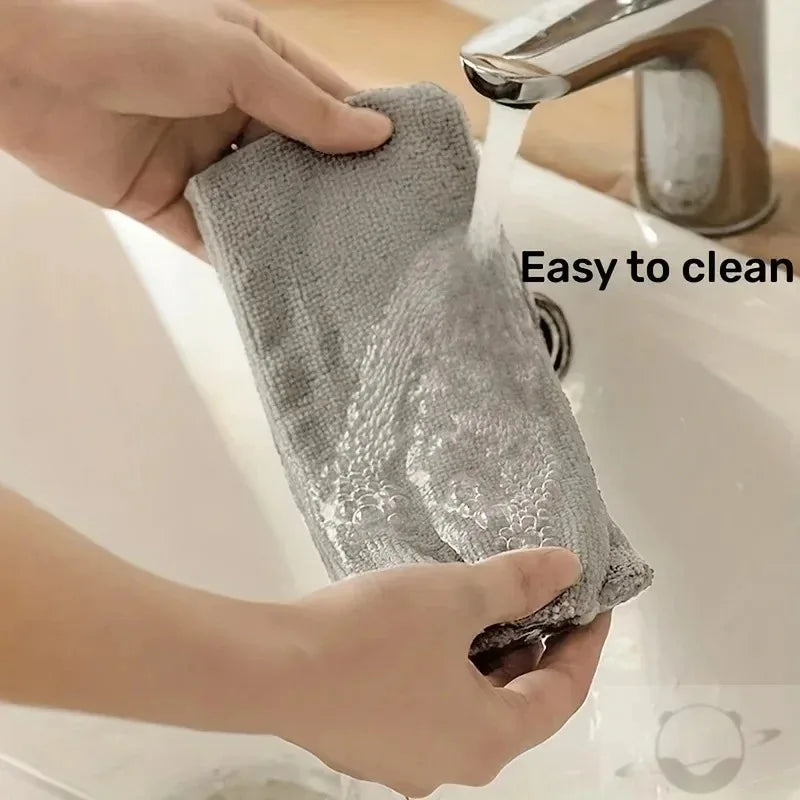 Extendable Mop with Bendable Head and Microfiber Dusting Brush for Home Cleaning