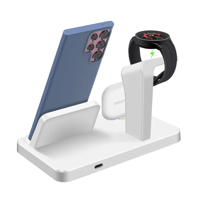 3 in 1 Wireless Charging Dock Station for Samsung Galaxy Watch and Phone