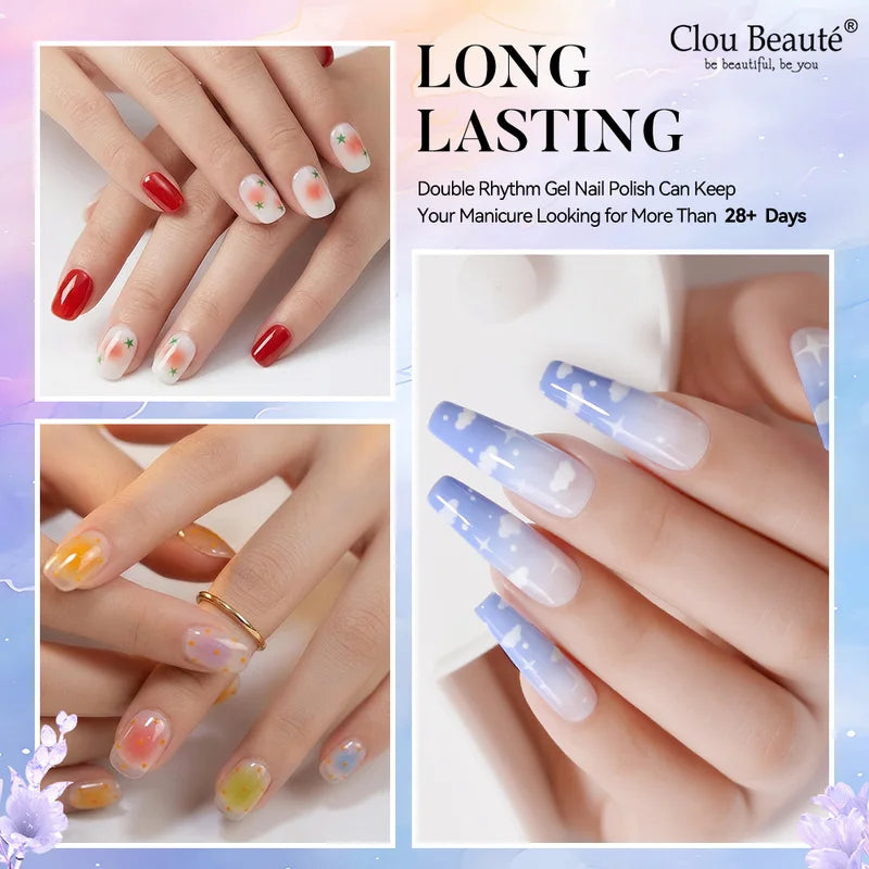 Semi-Permanent UV Gel Nail Polish - High Pigment Long Lasting for Nail Art