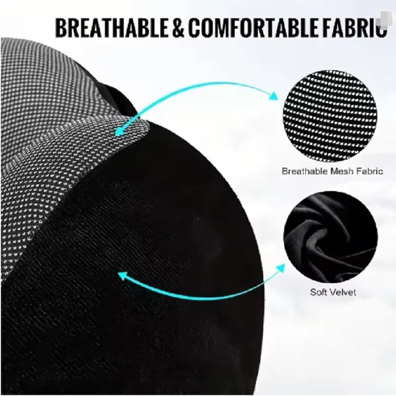 Travel Neck Pillow with Memory Foam & Hooded Design - Portable U-Shaped Support Cushion