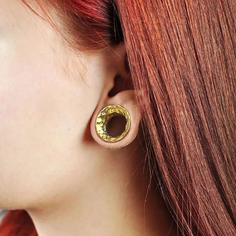 Unisex Stainless Steel Ear Tunnels Plugs - Body Jewelry for Piercing