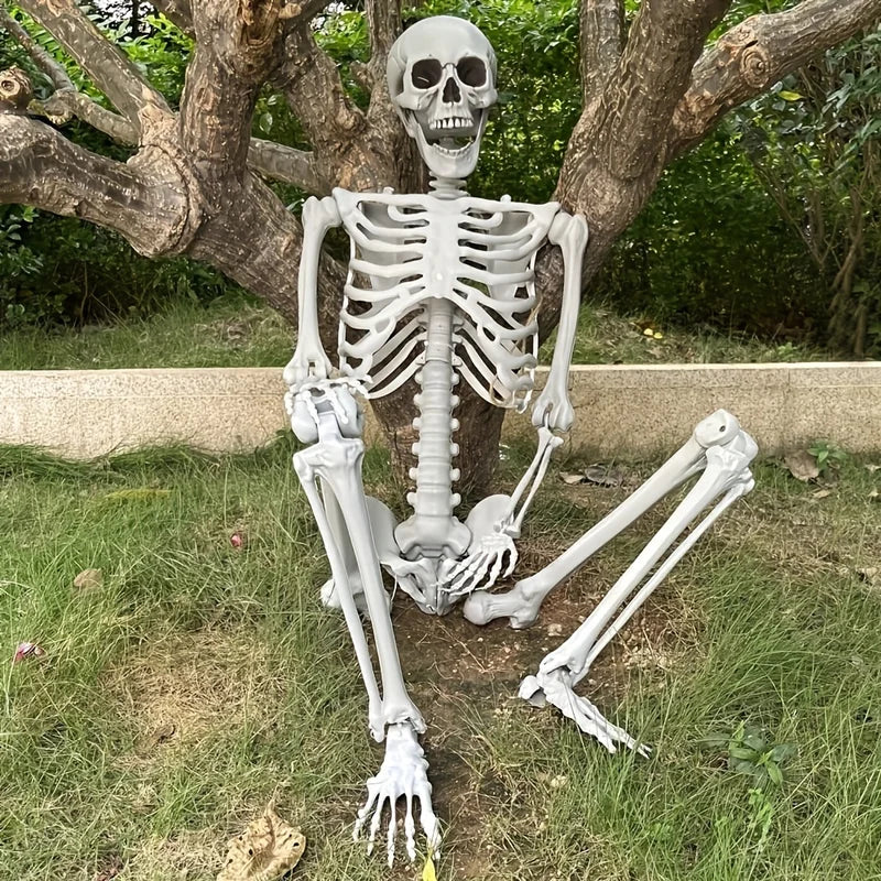 Halloween Skeleton Decoration Sculpture for Indoor Outdoor Spooky Home Garden Decor