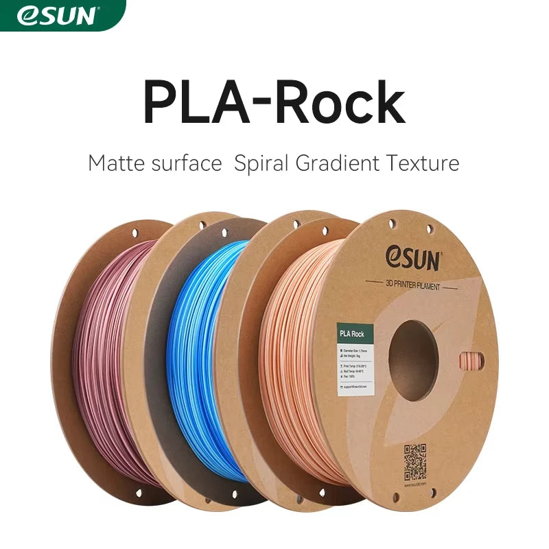 3D Printer Filament PLA Rock Frosted 1kg - High Strength, Dual Color Compatible