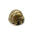 Brass Feng Shui Turtle Figurine Desktop Decor Tortoise Statue Home Office Ornament