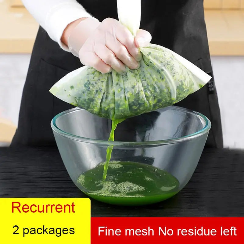 Reusable Mesh Filter Bags for Nut Milk Coffee Oil & Yogurt - 2 Pack