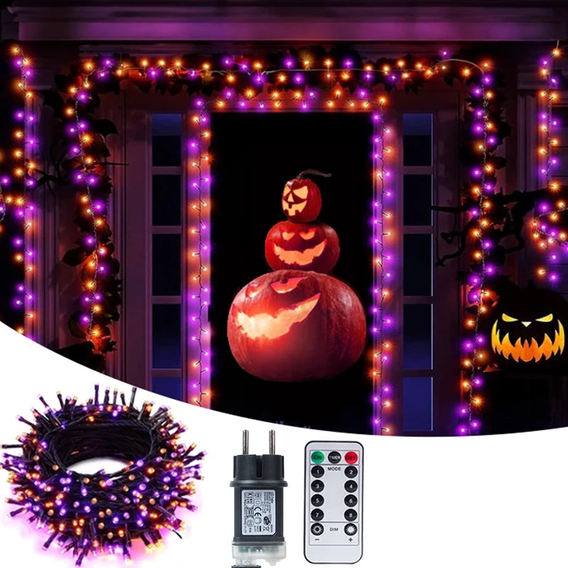 Outdoor LED String Lights for Holiday & Party Decor - 10m to 100m Options