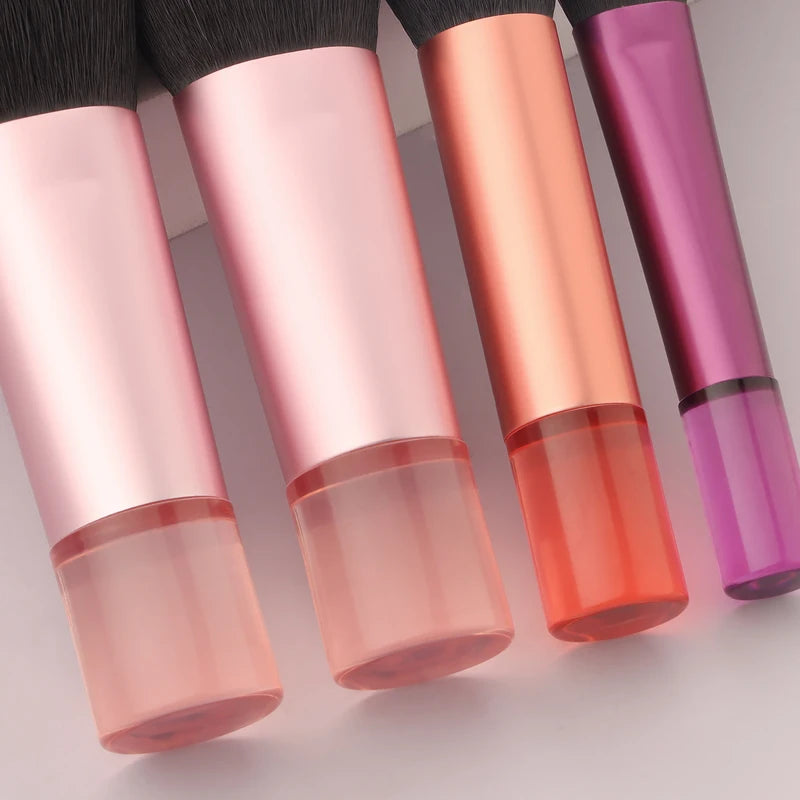 Mini Makeup Brush Set 10pcs with Storage Bag - Portable Professional & Novice Friendly