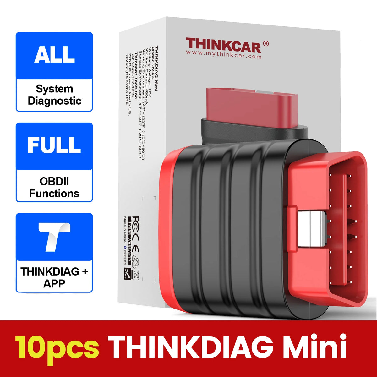OBD2 Car Diagnostic Scanner Full System Code Reader for All Vehicles